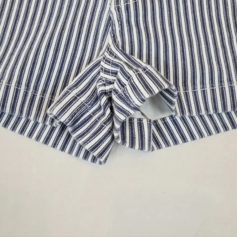 Indigo Rein stripe high rise shorts